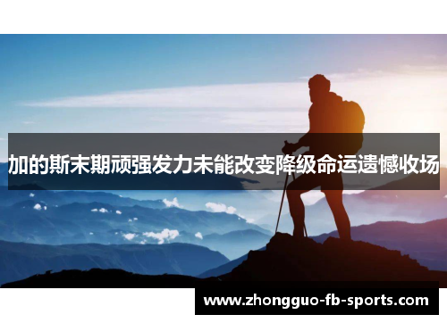 加的斯末期顽强发力未能改变降级命运遗憾收场 加的斯末期顽强发力未能改变降级命运遗憾收场